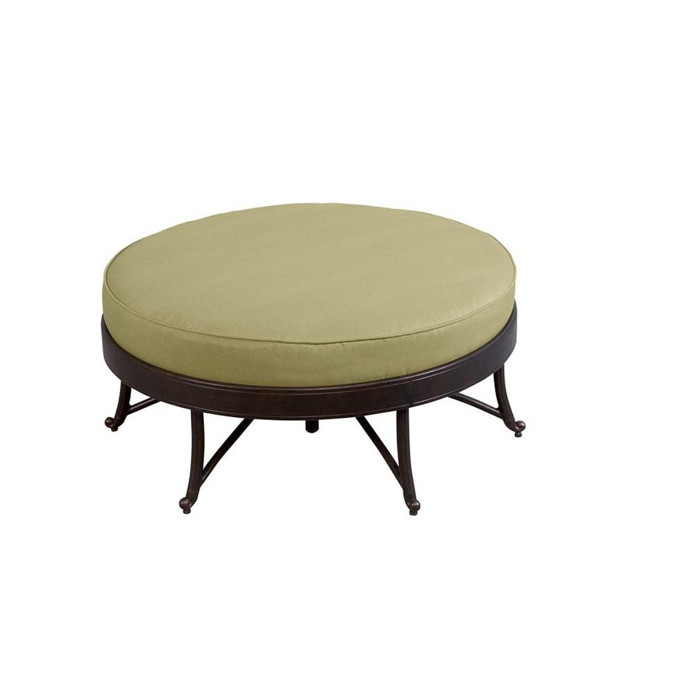Edington Round Ottoman Replacement Cushion Slip Covers Only